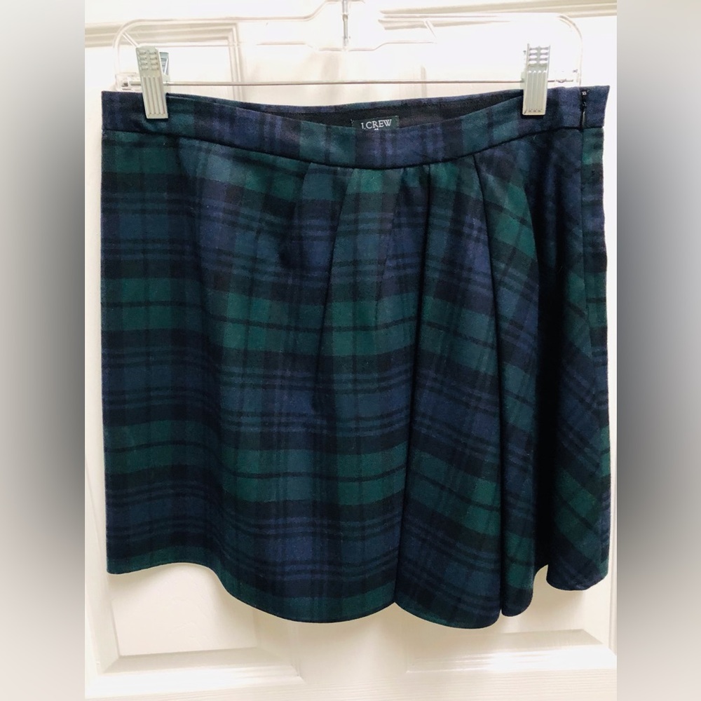 JCrew Skirt - Blackwatch Plaid, size 4
